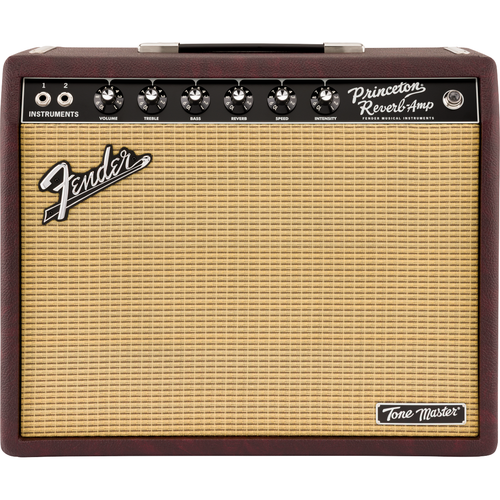 Fender FSR Tone Master Princeton 12-Watt Combo Amp, 120V - Wine