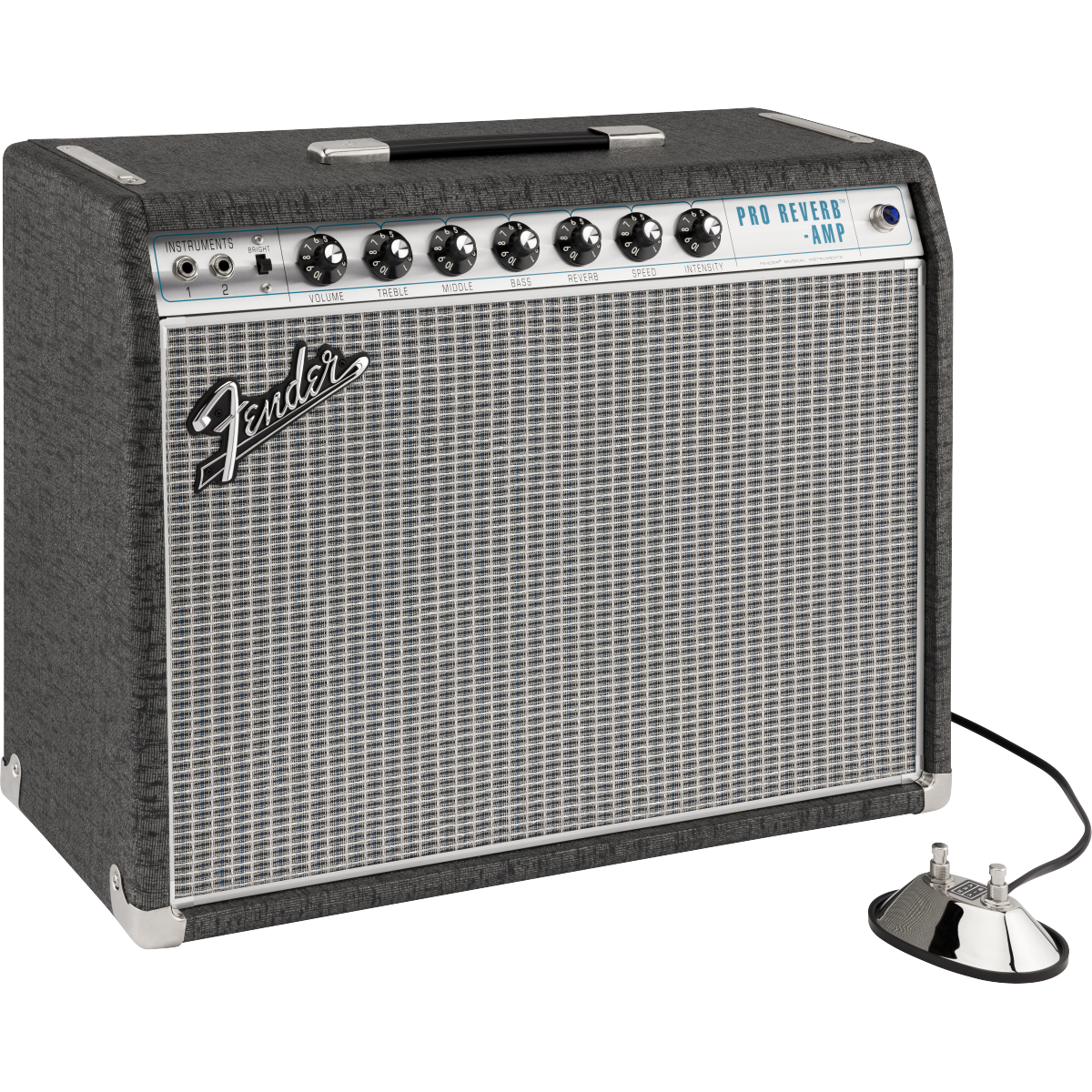 Fender FSR ’68 Custom Pro Reverb 40-Watt Combo Amp, 120V - Pewter Redback