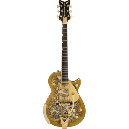 Gretsch G6134TG Limited Edition Paisley Penguin Electric Guitar - Gold Paisley
