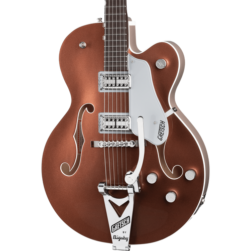 Gretsch G6118T Players Edition Anniversary™ Electric Guitar, Two-Tone Copper Metallic/Sahara Metallic