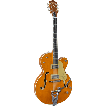 Gretsch G6120T-BSSMK Brian Setzer Signature Nashville® Hollow Body '59 “Smoke” Electric Guitar, Smoke Orange