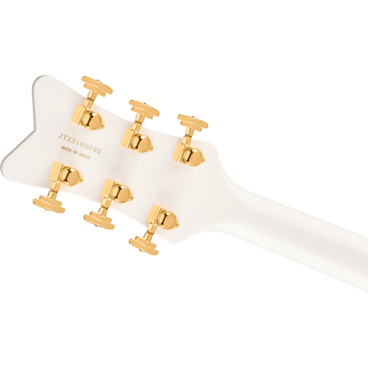 Gretsch Falcon Hollow Body Electric Guitar w/ String-Thru Bigsby - White