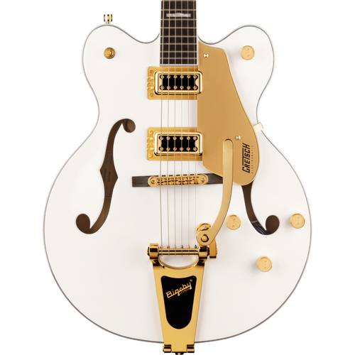 Gretsch G5422TG Electromatic Classic Hollow Body Electric Guitar, Snowcrest White