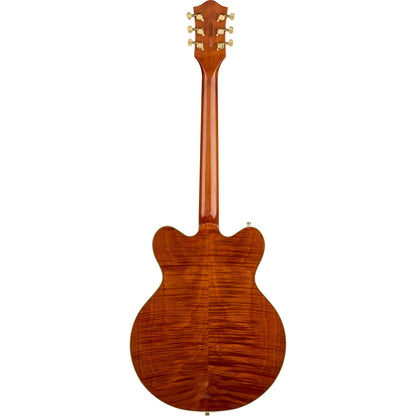 Gretsch LTD Broadkaster Semi-hollowbody Electric Guitar - Roundup Orange Stain