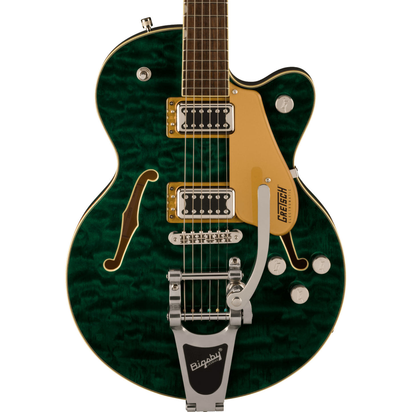Gretsch G5655T-QM Electromatic® Center Block Jr. Single-Cut Quilted Maple Semi Hollow Electric Guitar, Mariana