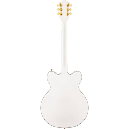 Gretsch G5422GLH Electromatic Classic Hollow Body Double-Cut Left-Handed Electric Guitar, Snowcrest White