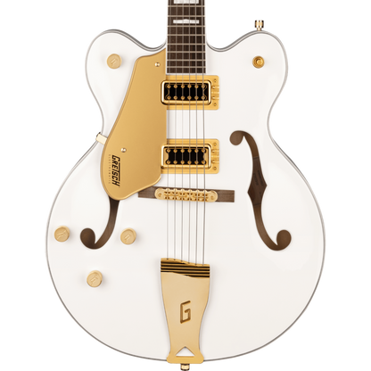 Gretsch G5422GLH Electromatic Classic Hollow Body Double-Cut Left-Handed Electric Guitar, Snowcrest White