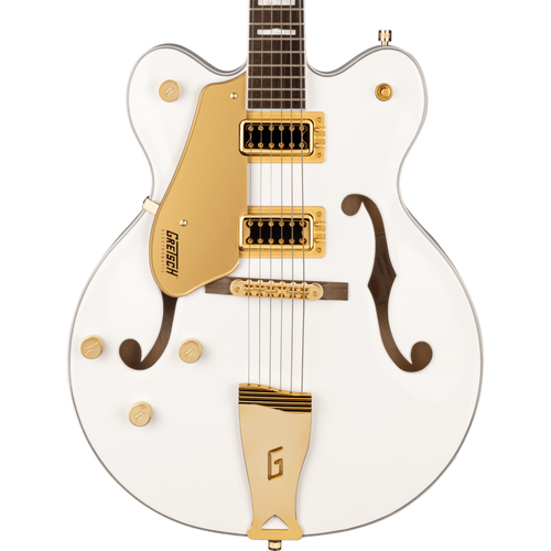 Gretsch G5422GLH Electromatic Classic Hollow Body Double-Cut Left-Handed Electric Guitar, Snowcrest White