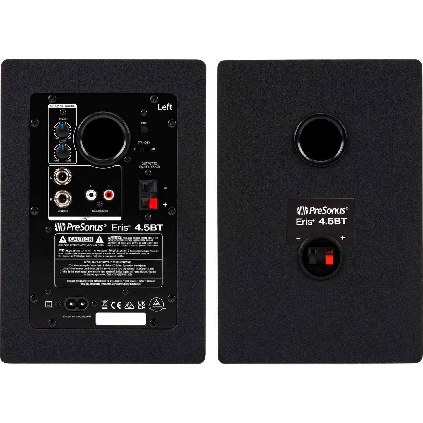 Presonus Eris 4.5BT 50W 4.5" Active Bluetooth Media Reference Monitors - Pair