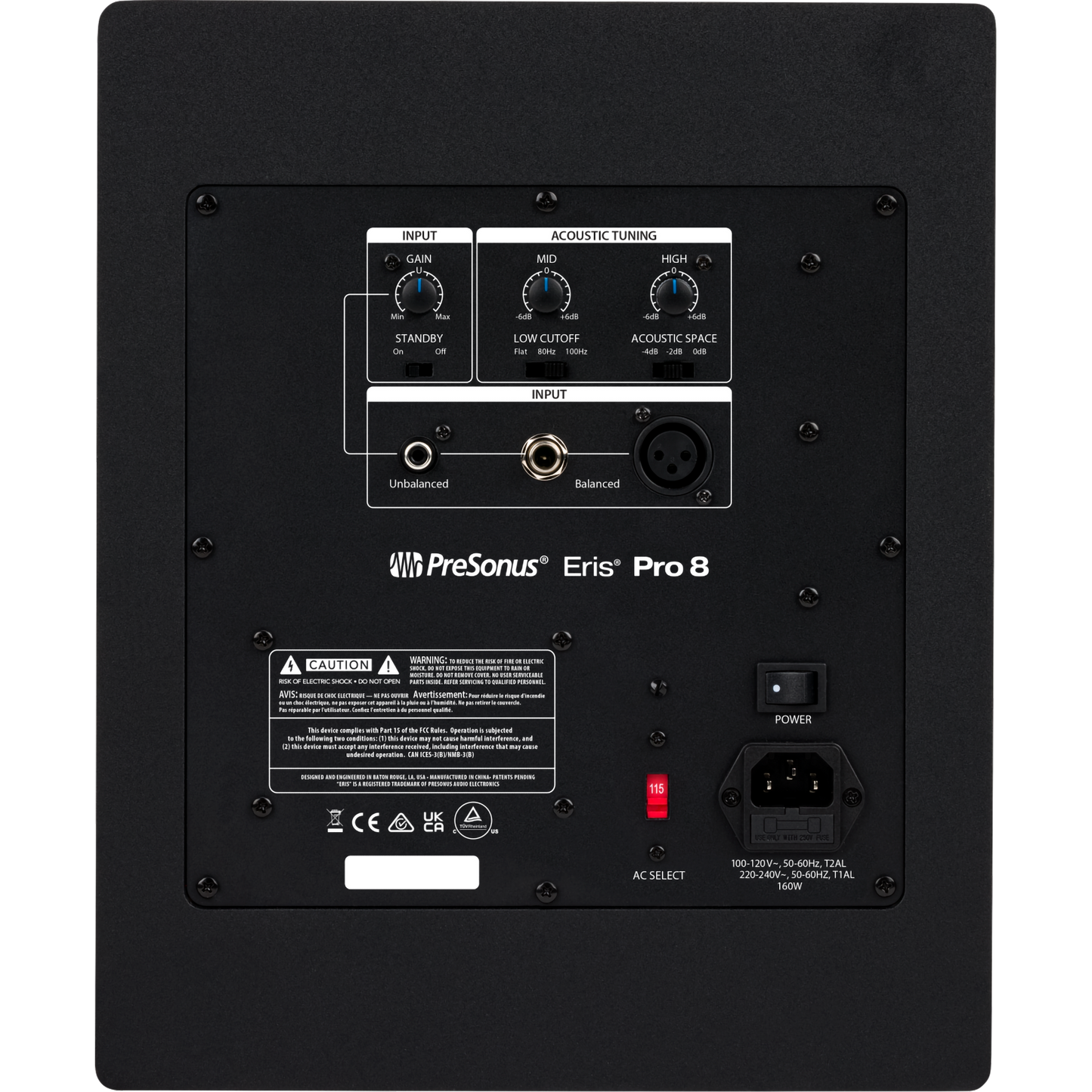 Presonus Eris Pro 8 2nd Gen 8” Active Coaxial 2-way Single Studio Monitor