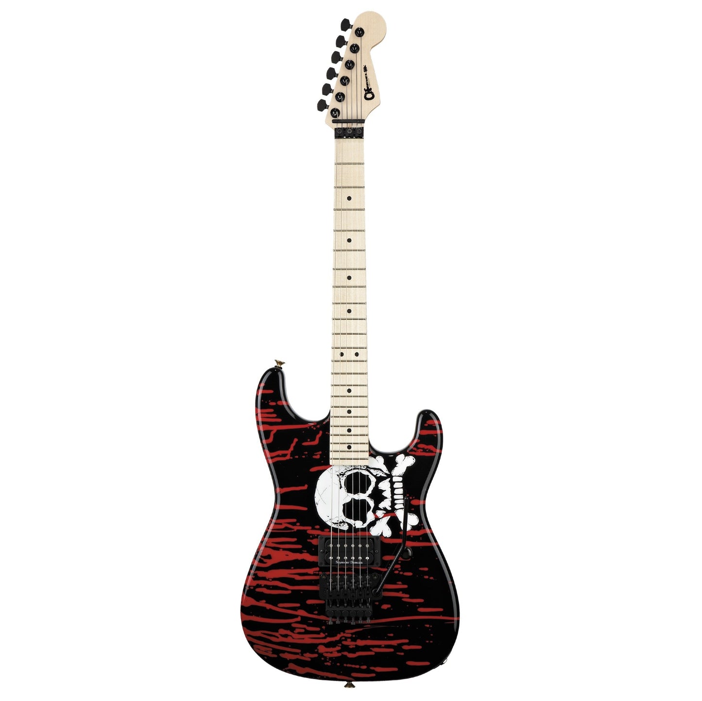 Charvel Warren DeMartini Signature San Dimas Electric Guitar - Blood and Skull