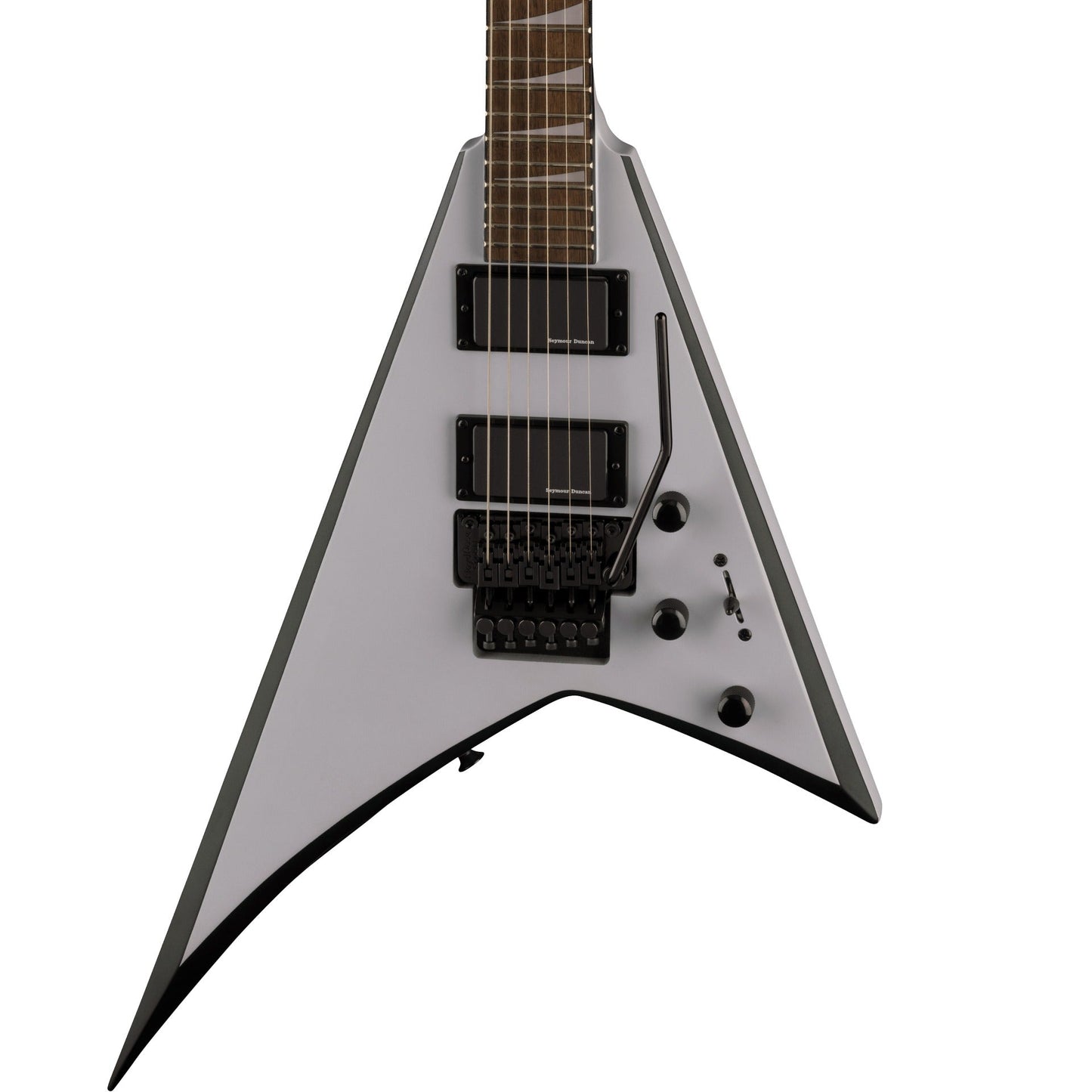 Jackson X Series Rhoads RRX24 Electric Guitar, Battleship Gray w/ Black Bevels