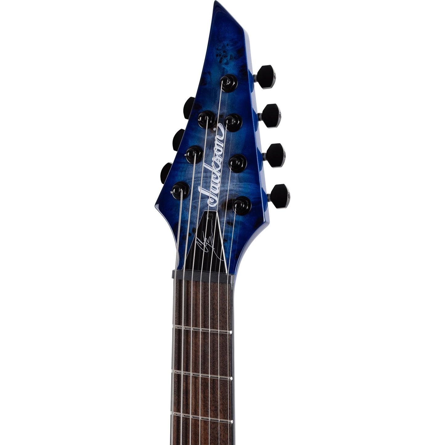 Jackson Pro Series Signature Chris Broderick Soloist™ HT7P Electric Guitar, Transparent Blue