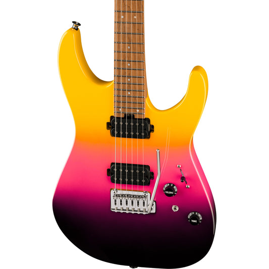Charvel Pro-Mod DK24 HH 2PT CM Caramelized Maple Malibu Sunset