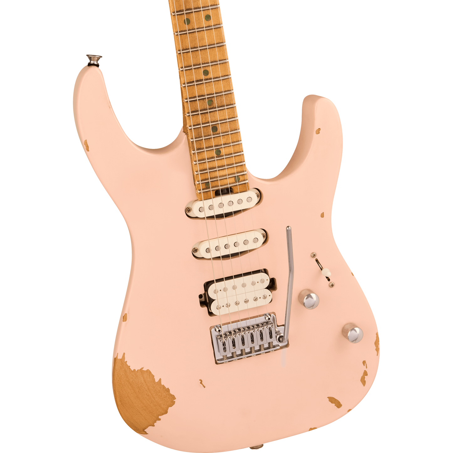 Charvel Pro-Mod Signature Rick Graham DK24 2PT CM Guitar - Worn Shell Pink