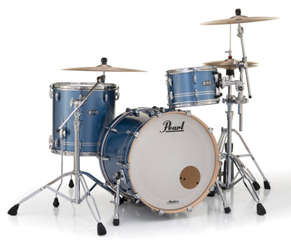 Pearl Masters Maple Complete 3-Piece Shell Kit - Quicksilver Black
