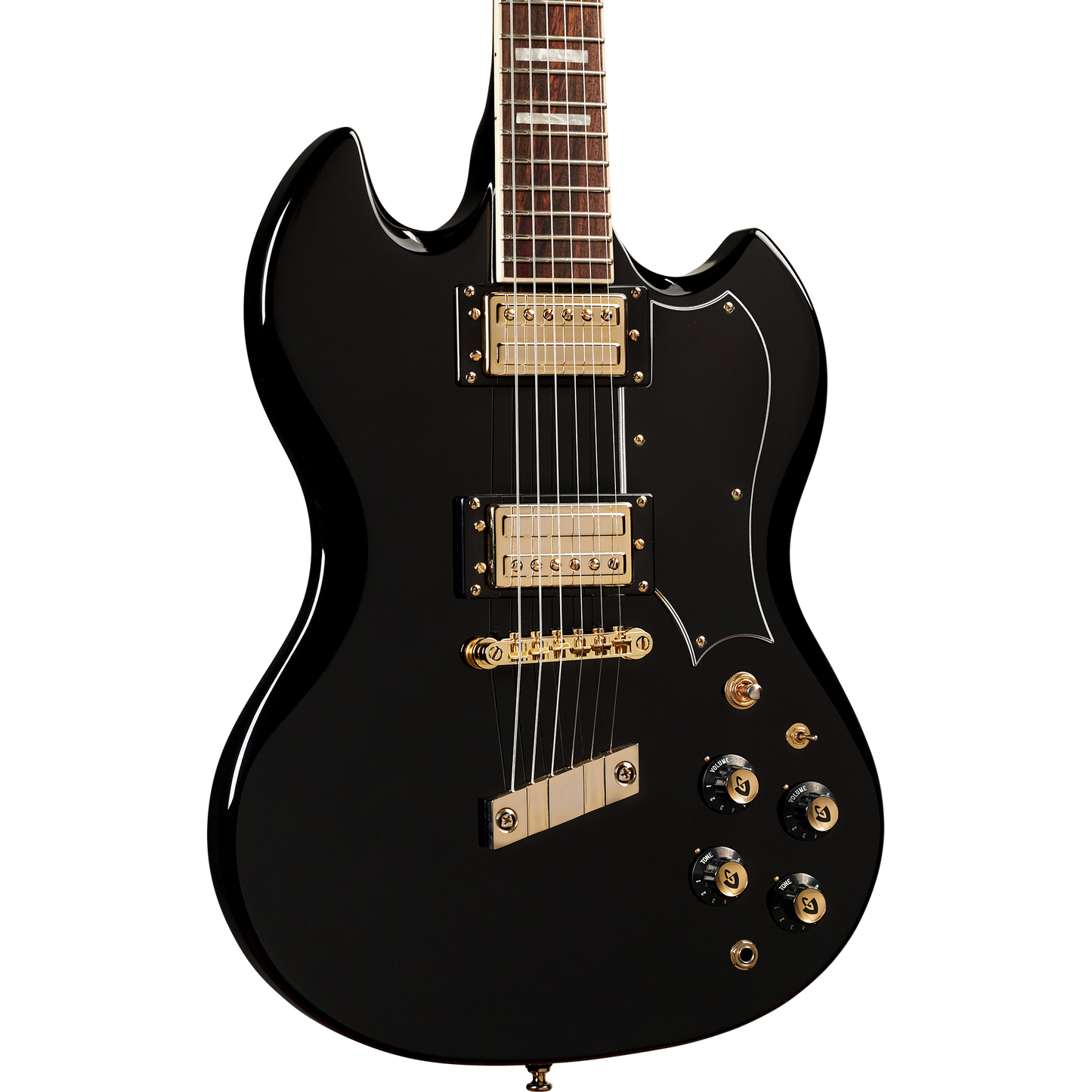 Guild Polara Kim Thayil Signature HB-1S Newark St. Electric Guitar, Black