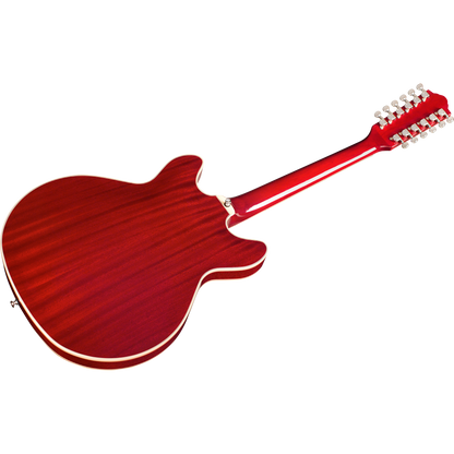 Guild Starfire I-12 12-String Newark St. Electric Guitar, Cherry Red