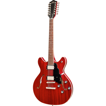 Guild Starfire I-12 12-String Newark St. Electric Guitar, Cherry Red