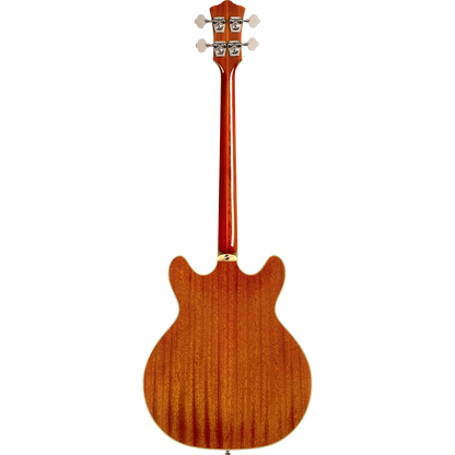 Guild Starfire II Bass Semi Hollow Double Cut Newark St. Electric Bass, Natural