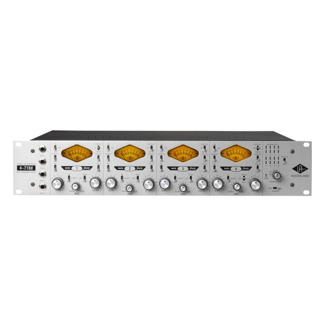 Universal Audio 4-710D 4-Channel Tone-Blending Mic Preamp w/ DI and Dynamics