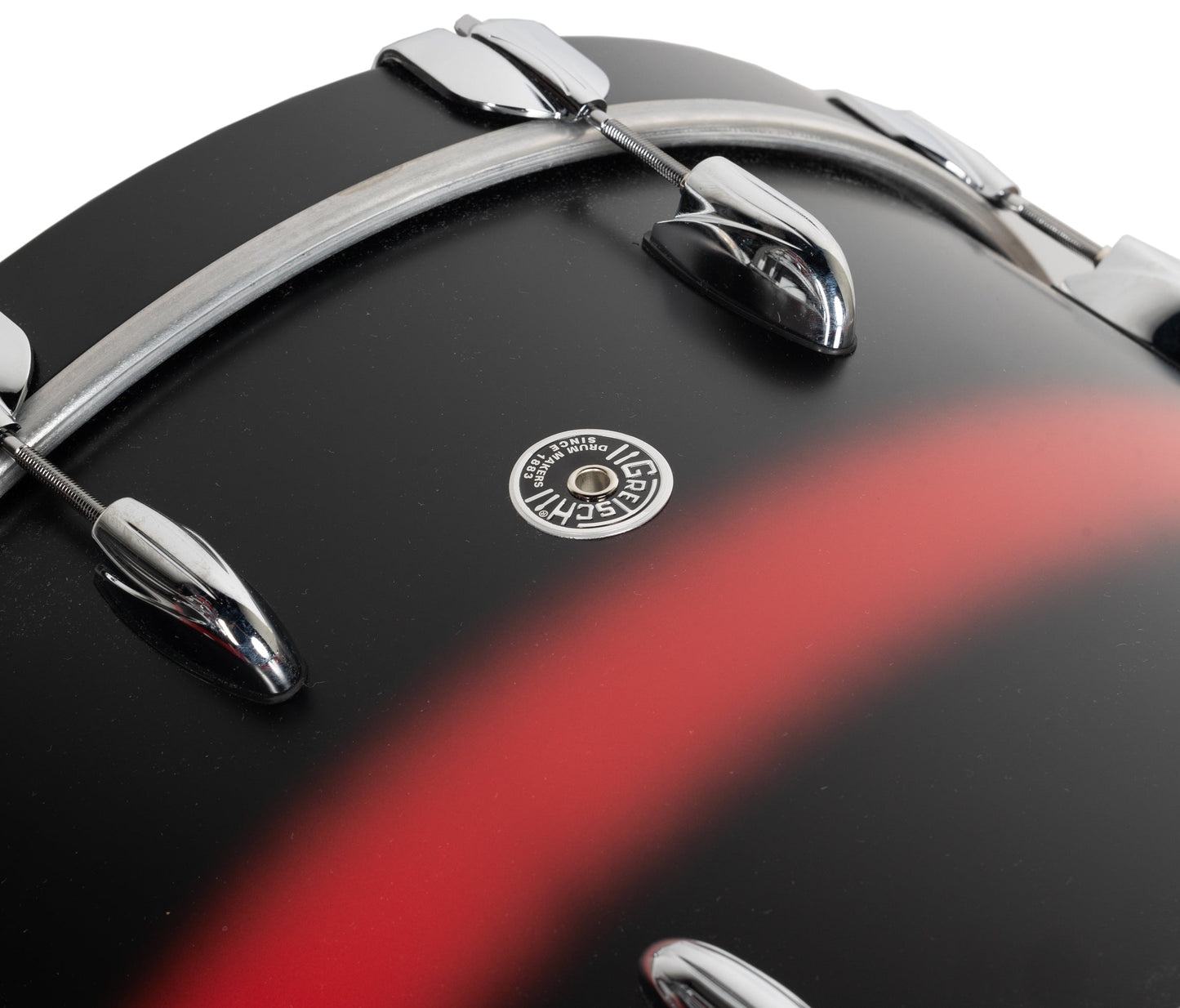 Gretsch Brooklyn Series GB-RC424 4-Piece Shell Kit - Satin Red to Black Duco