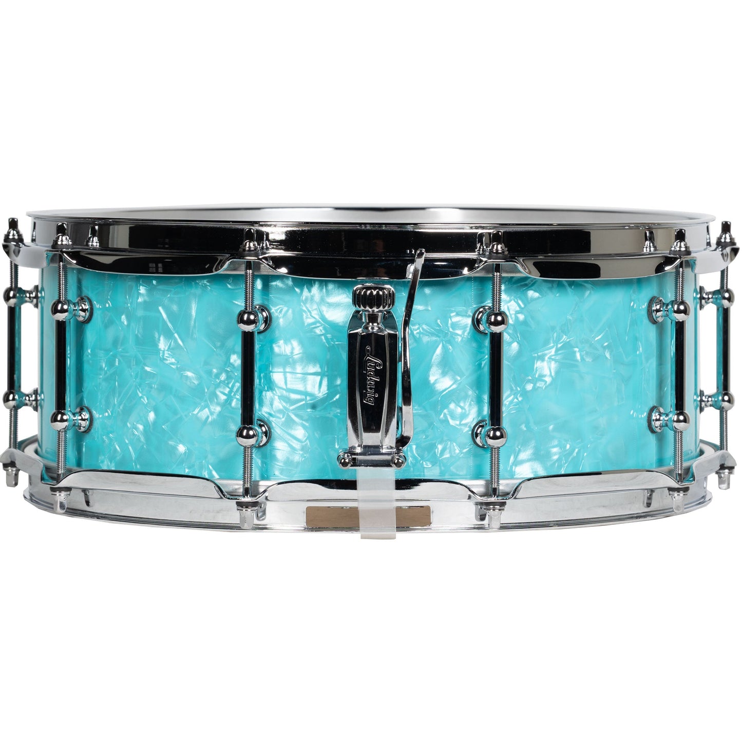 Ludwig Classic Maple Limited Edition 5x14 Snare Drum with Tube Lugs - Teal Pearl