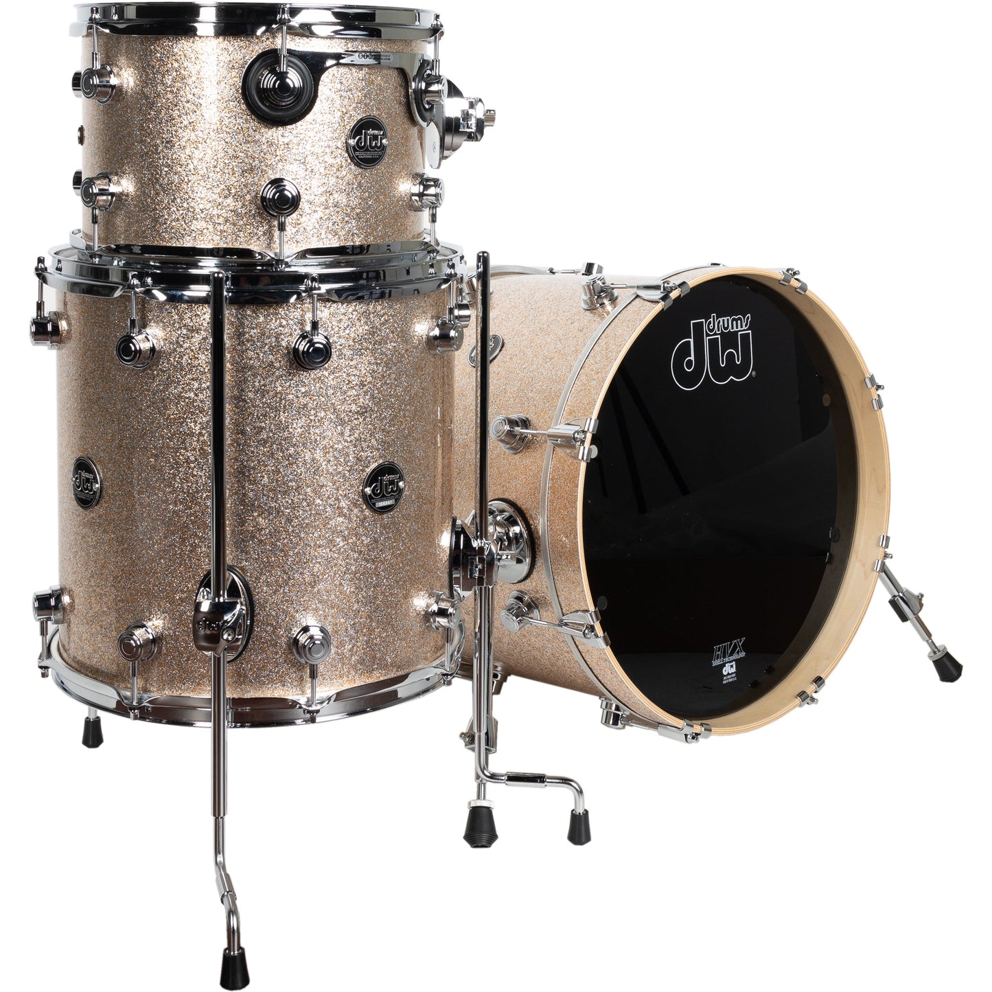 Drum Workshop Performance Series 3-Piece Shell Kit - Bermuda Sparkle