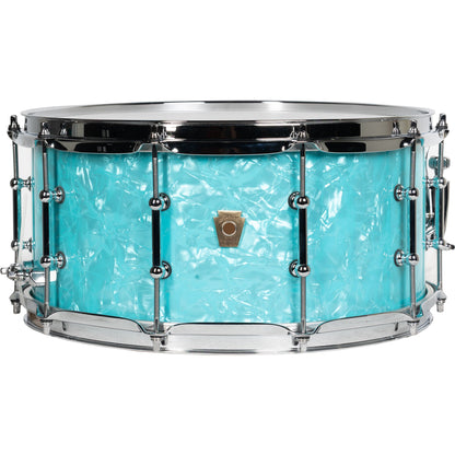 Ludwig Classic Maple Limited Edition 6.5x14 Snare Drum w/ Tube Lugs - Teal Pearl