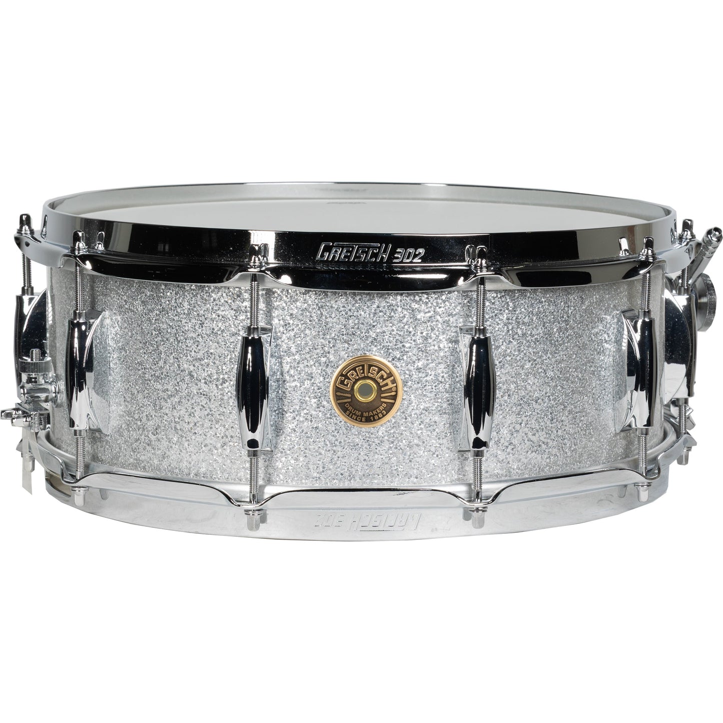 Gretsch Broadkaster 5.5x14 Snare Drum - Silver Sparkle
