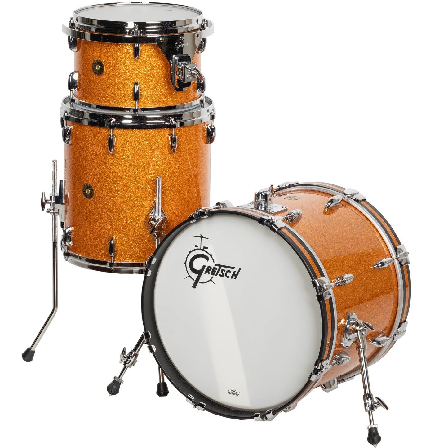 Gretsch USA Custom 3-Piece Shell Kit - Gold Glass