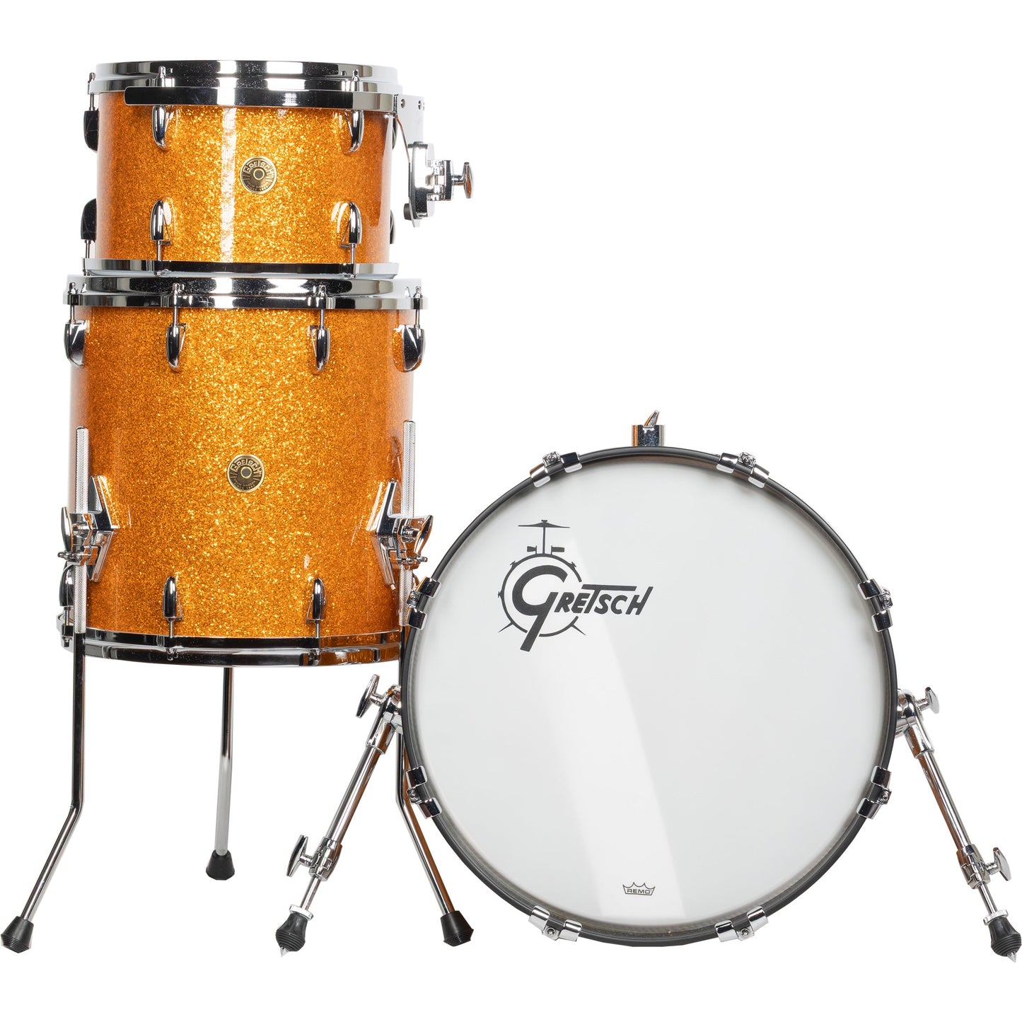 Gretsch USA Custom 3-Piece Shell Kit - Gold Glass