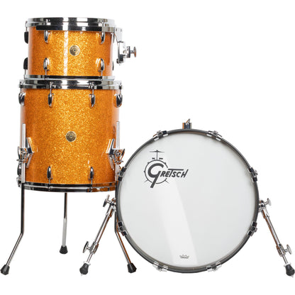 Gretsch USA Custom 3-Piece Shell Kit - Gold Glass