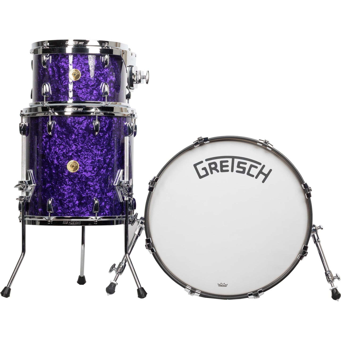 Gretsch Broadkaster Series 3-Piece Shell Kit - Purple Marine Pearl