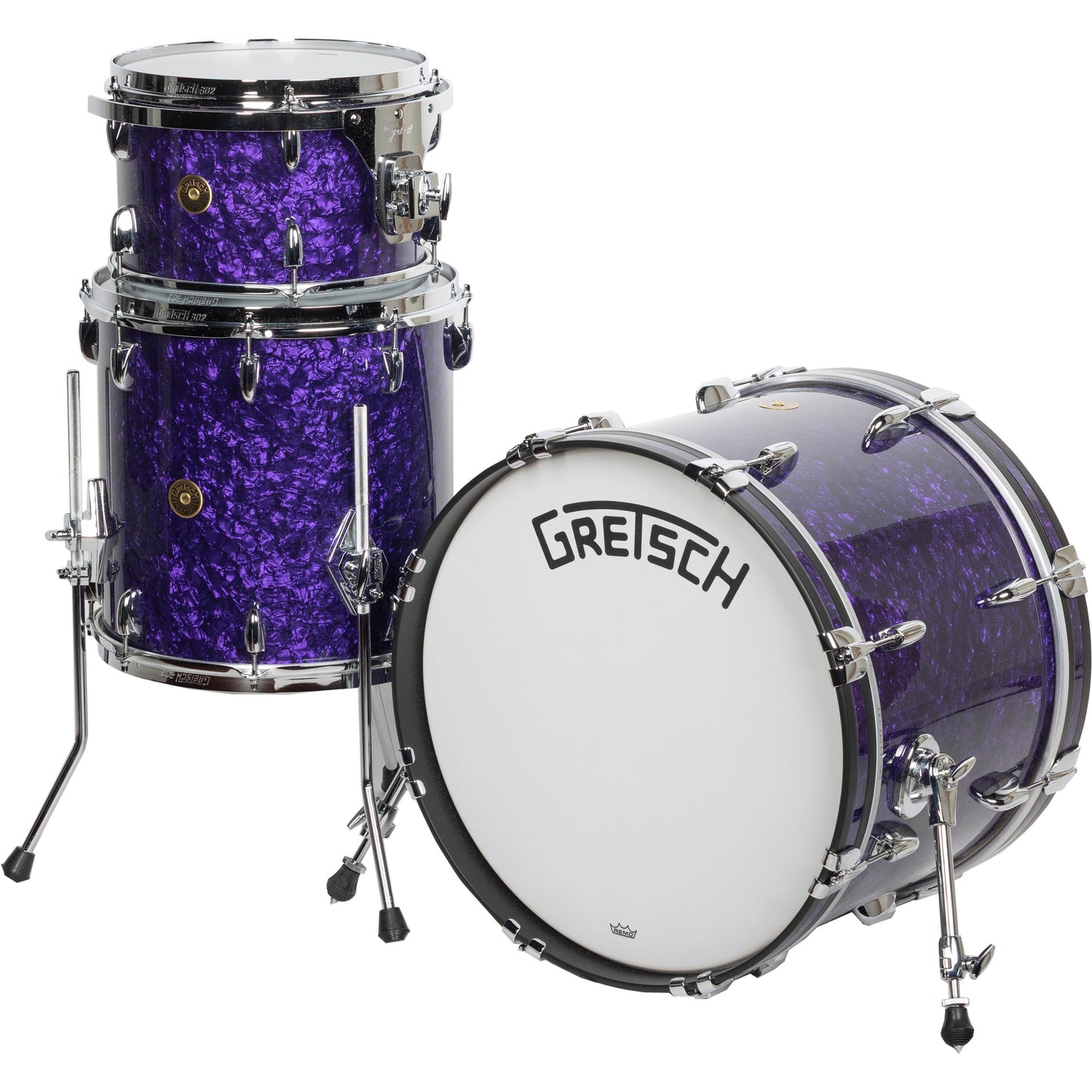Gretsch Broadkaster Series 3-Piece Shell Kit - Purple Marine Pearl