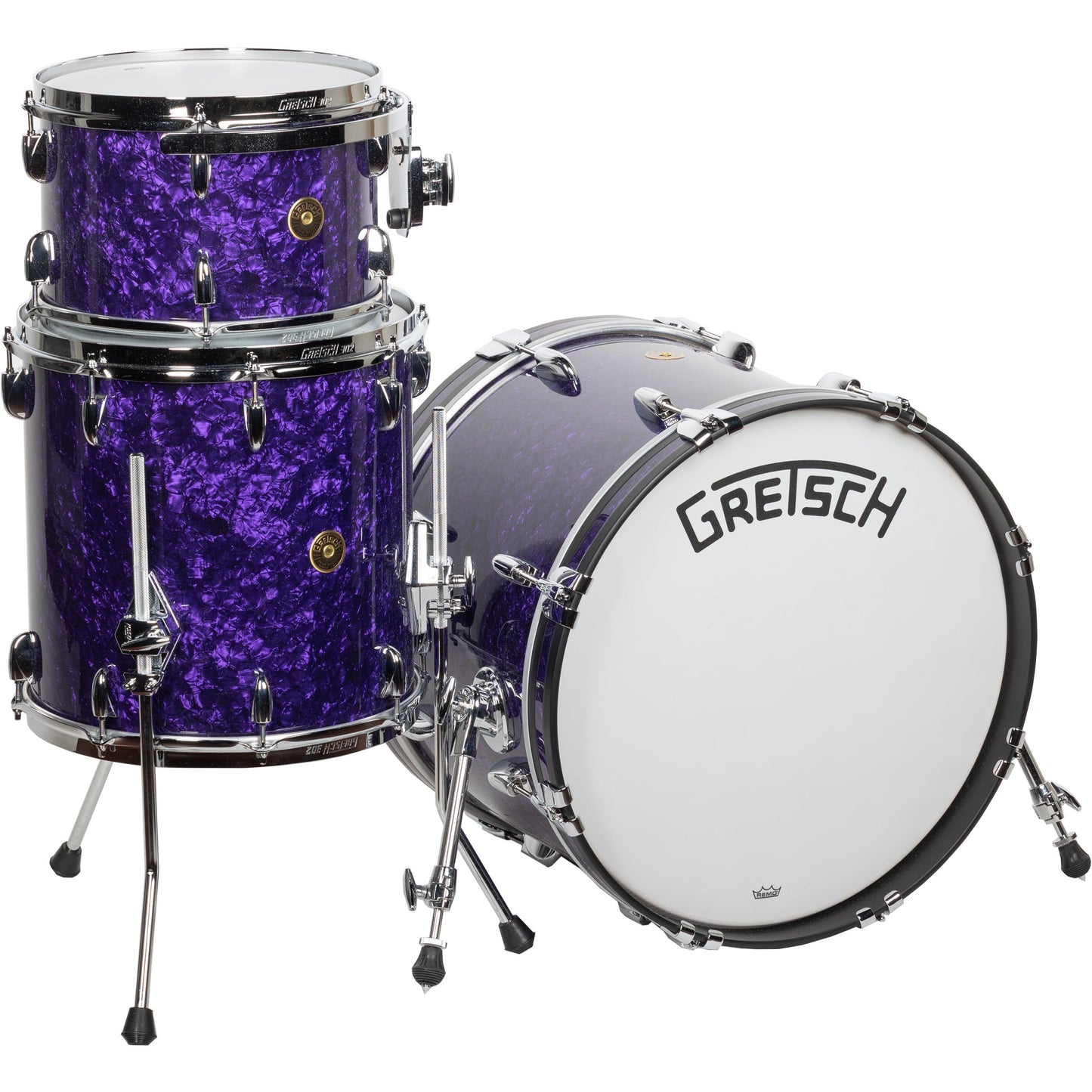 Gretsch Broadkaster Series 3-Piece Shell Kit - Purple Marine Pearl
