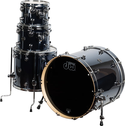 Drum Workshop Performance Series 4-Piece Shell Kit - Chrome Shadow