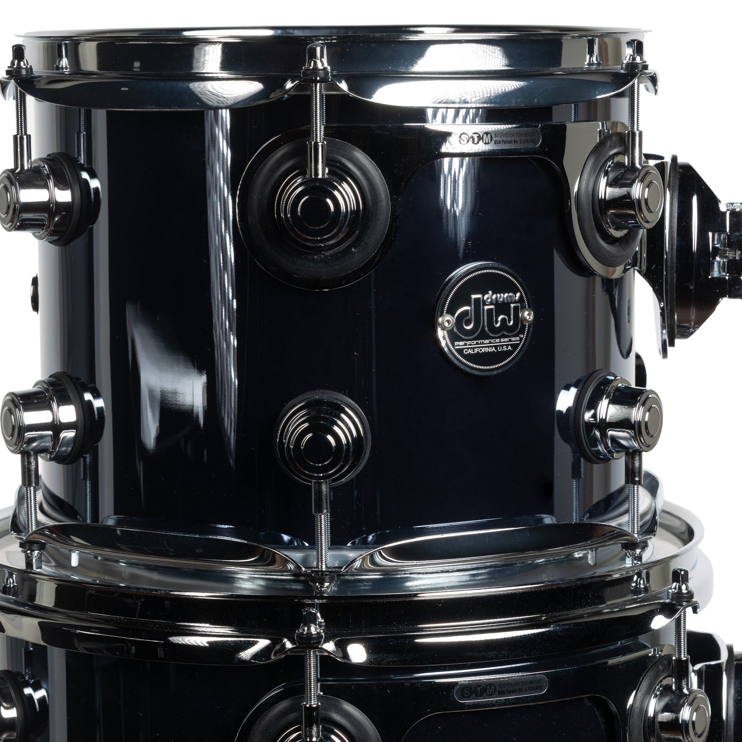 Drum Workshop Performance Series 4-Piece Shell Kit - Chrome Shadow