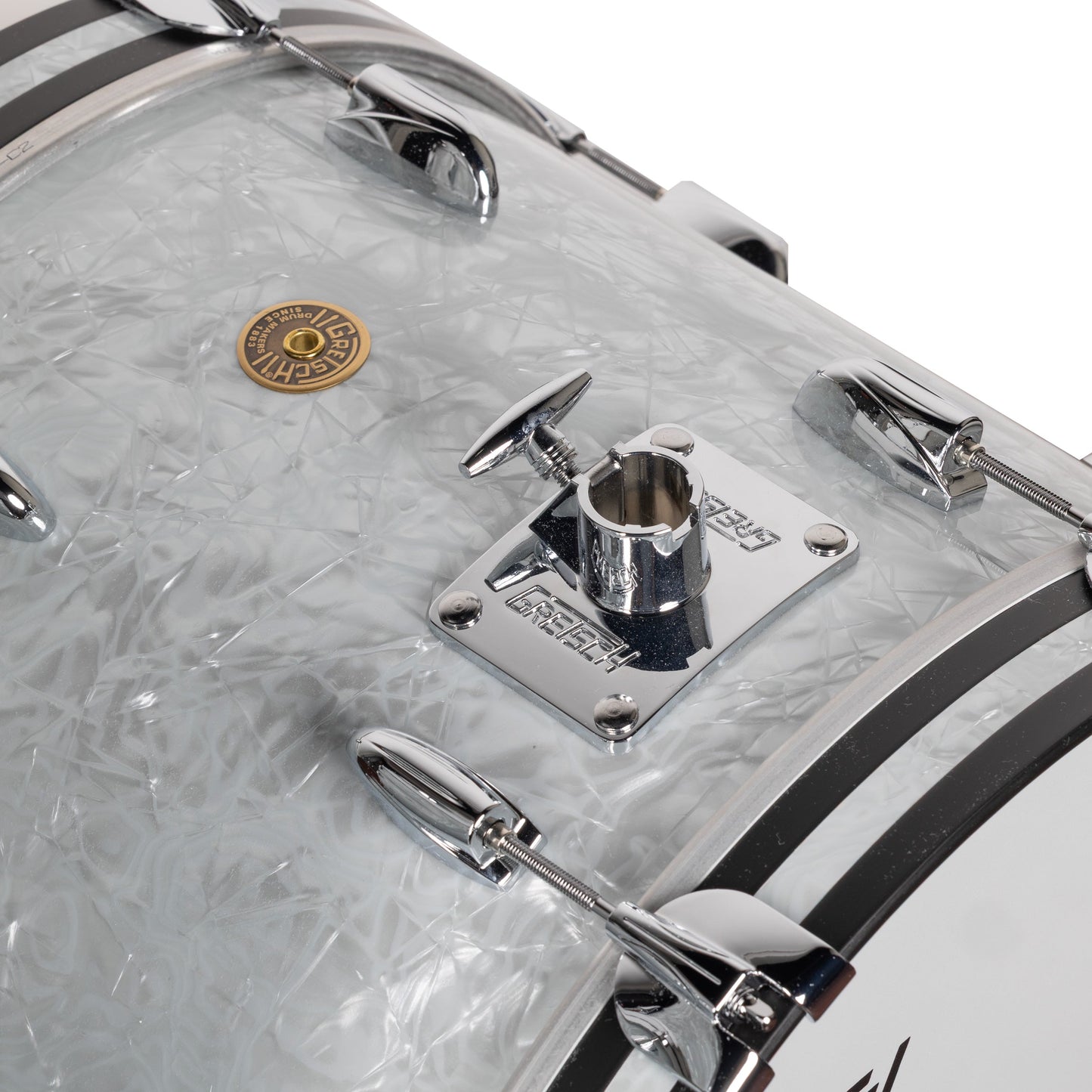 Gretsch USA Custom 3-Piece Shell Kit - 60’s White Marine Pearl