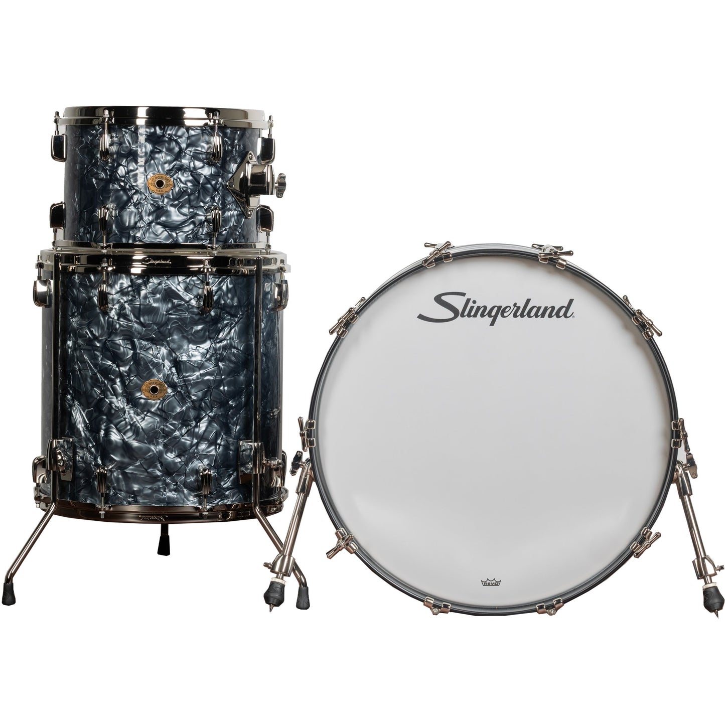 Slingerland Radio King Series 3-Piece Shell Kit - Black Diamond