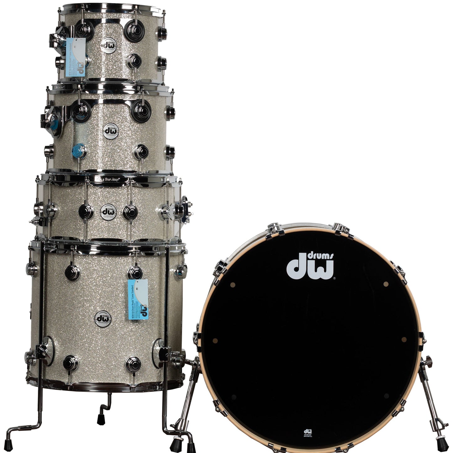 Drum Workshop Collectors Series SonicPly 5-Piece Shell Kit - Broken Glass