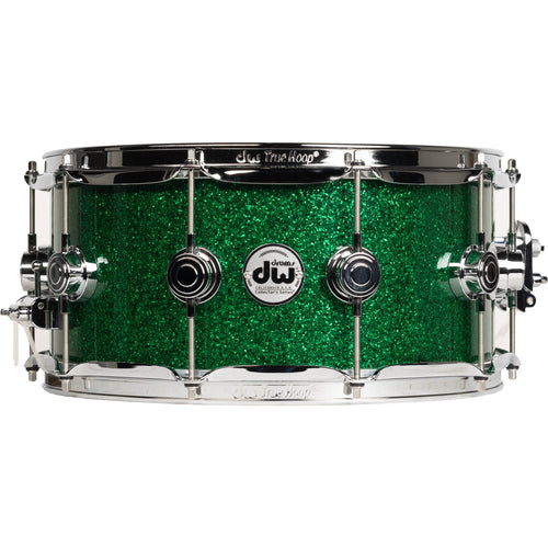 Drum Workshop Collectors Series 6.5x14 Snare Drum - Green Glass