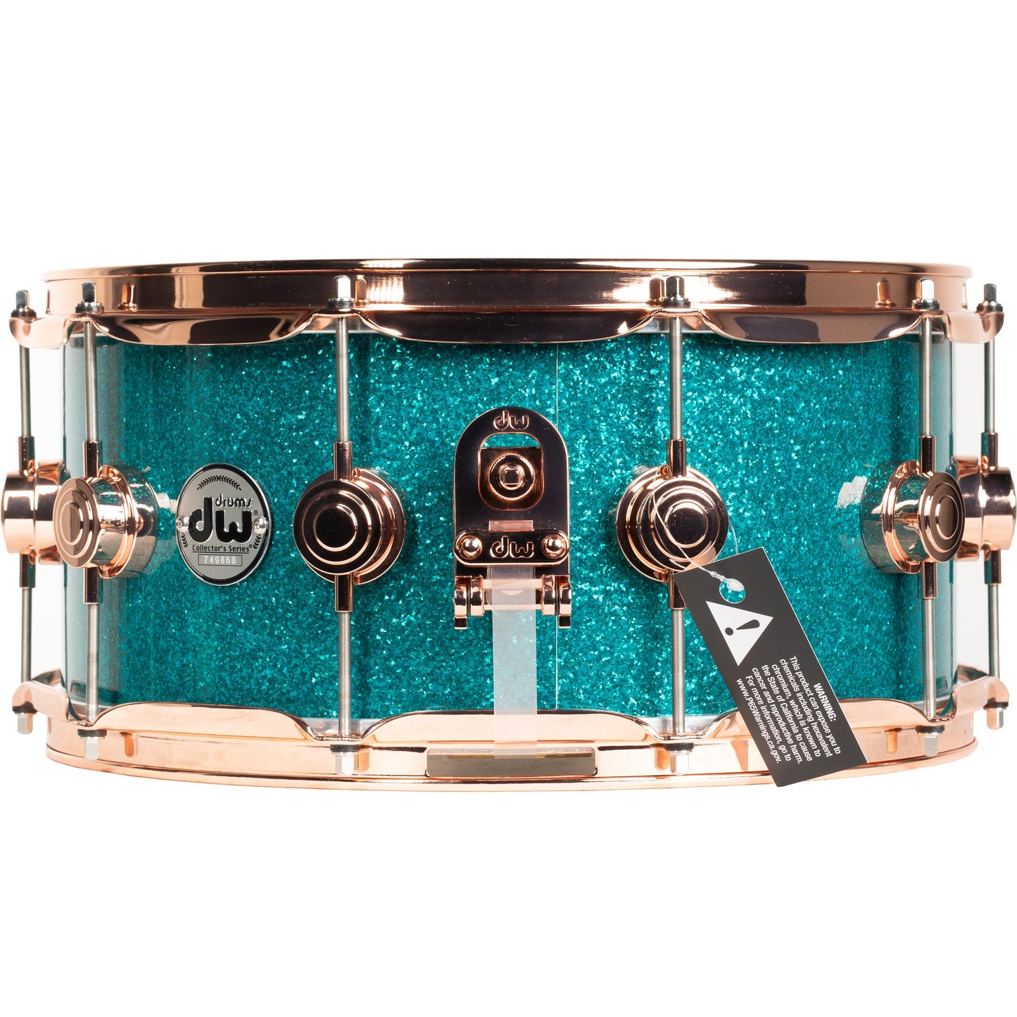 Drum Workshop Collectors Series 6.5x14 Snare Drum - Teal Glass