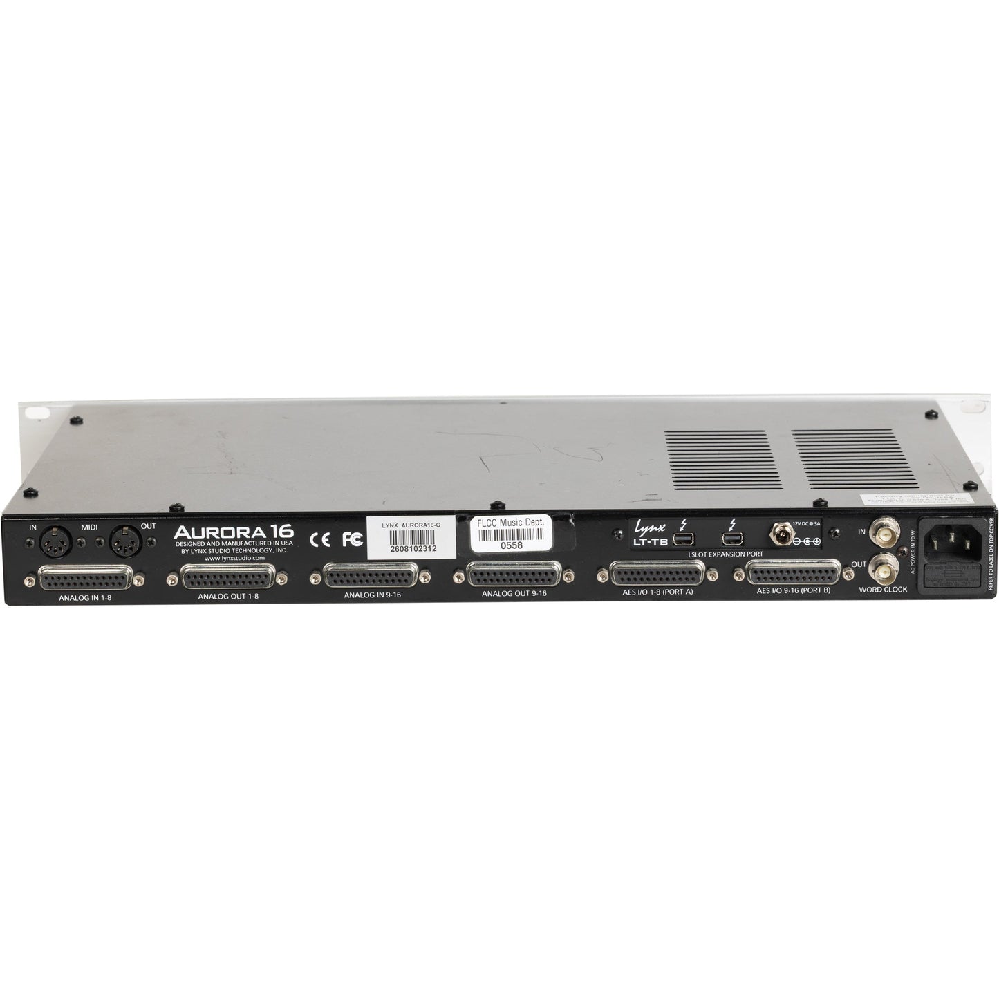 Lynx Studio Aurora 16 with LTTB Thunderbolt Card