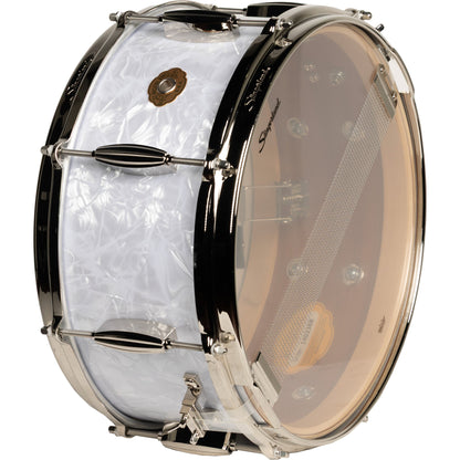 Slingerland Radio King Artist 6.5x14 Snare Drum - White Marine Pearl