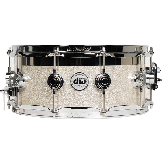 Drum Workshop Collectors Series 6x14 Snare Drum - Maple Top Edge in Broken Glass