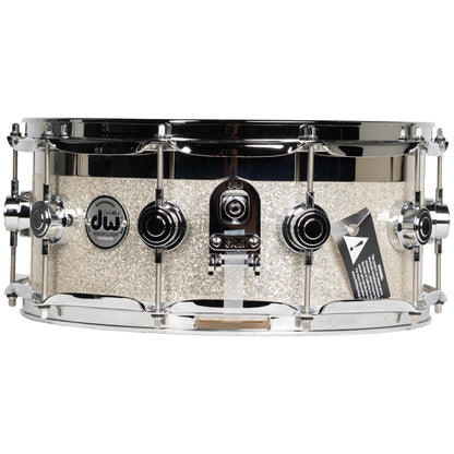 Drum Workshop Collectors Series 6x14 Snare Drum - Maple Top Edge in Broken Glass