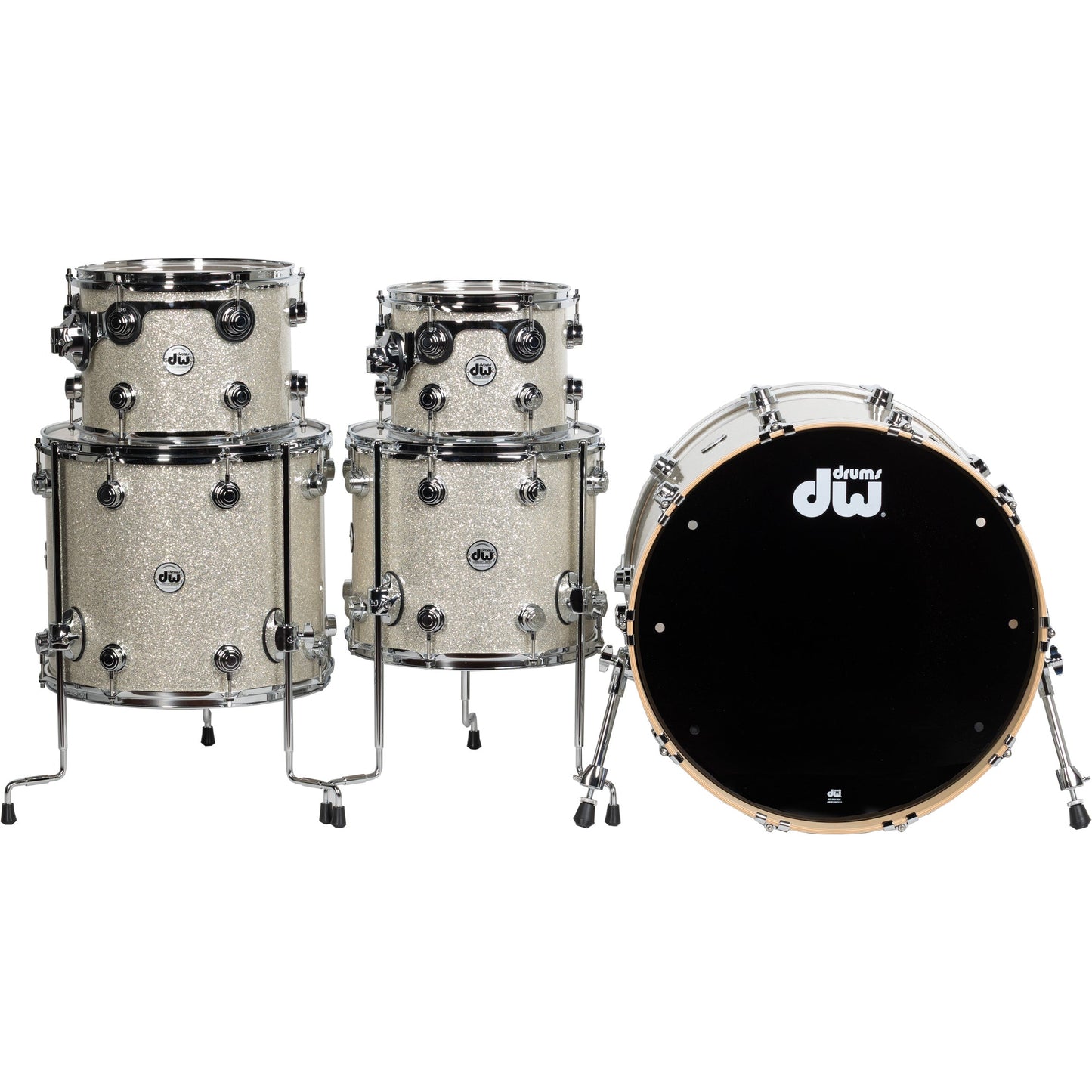 Drum Workshop Collectors Series 5-Piece Shell Kit - Broken Glass