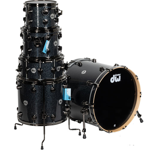 Drum Workshop Collectors Series 5-Piece Shell Pack - Black Ice