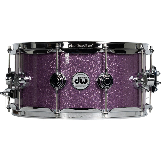 Drum Workshop Collectors Series SonicPly 6.5x14 Snare Drum - Purple Glass